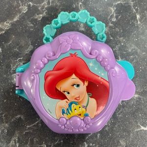 Little Mermaid. Plastic pocketbook. Ariel. 7 inches. Like new condition.